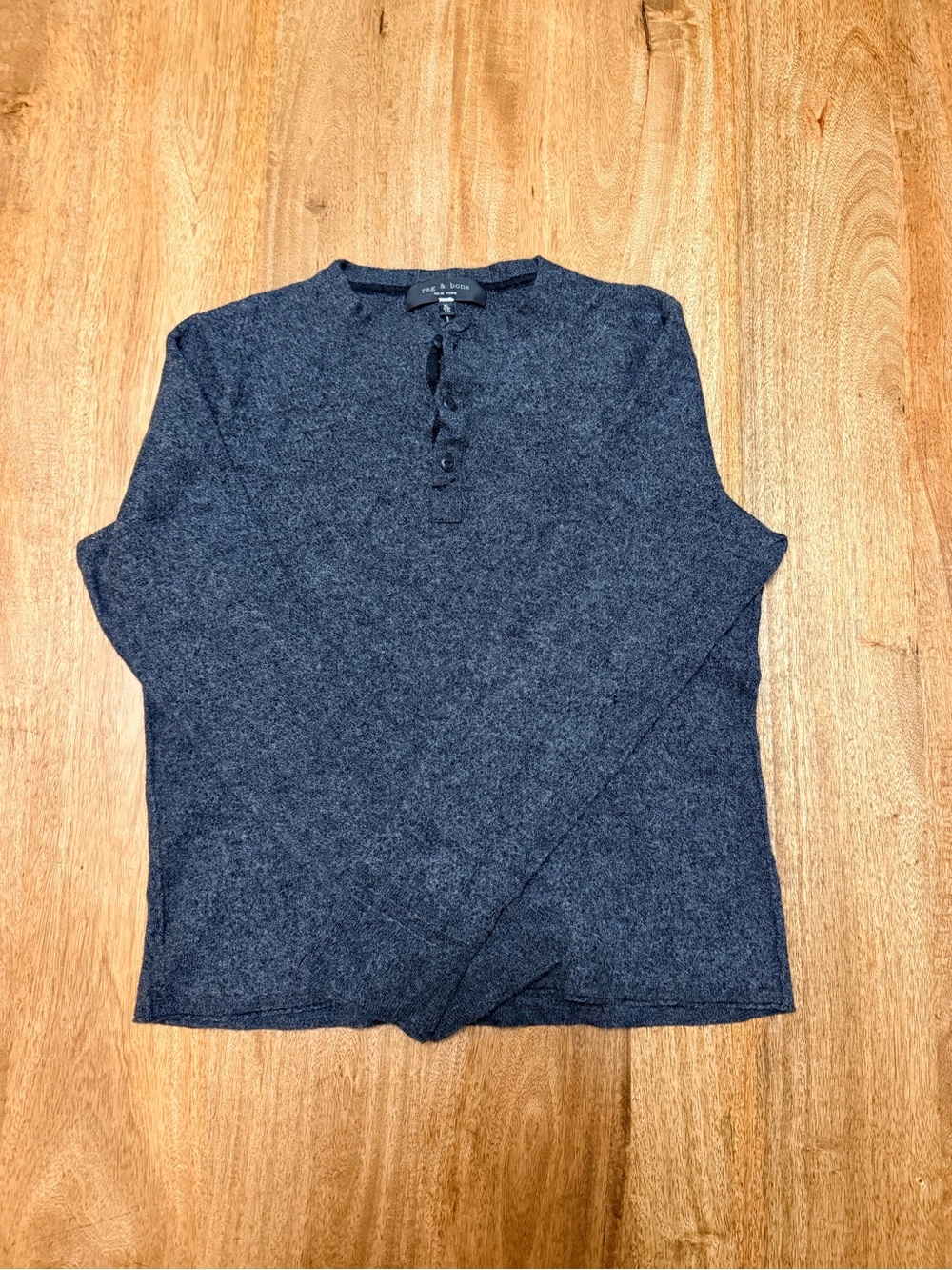rag & bone Heathered Gray Long-Sleeve Henley